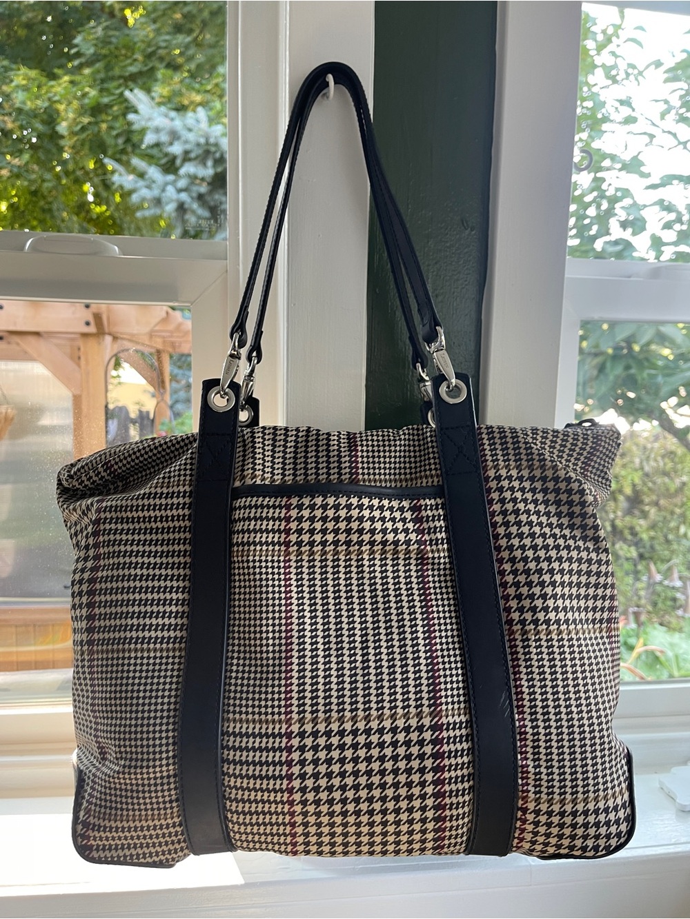 Ralph Lauren houndstooth bag